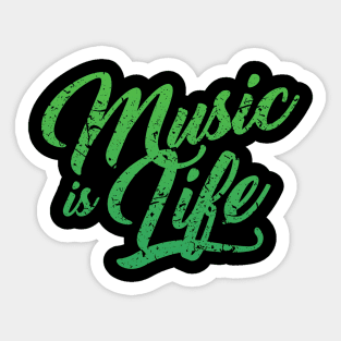 Music is Life Sticker